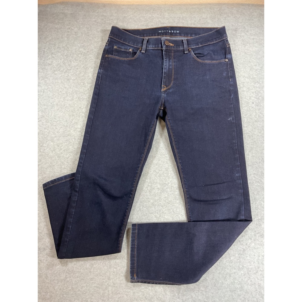 Mott & Bow Slim Fit Jeans Dark Indigo Blue Denim W31 L30 Women 1755